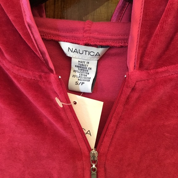 FINAL PRICE - Nautica felt like hoodie, size SP - Picture 3 of 3